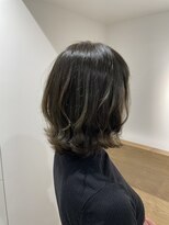 ナンバースリー 綱島店(Number Three)&nbsp;外ハネベースのカーキカラー！【Number Three 綱島店】