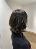 外ハネベースのカーキカラー!【Number Three 綱島店】