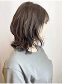 【morio 原宿】くびれミディアム　外ハネパーマ　大人かわいい