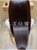 髪質改善ULTOWA×暗めバイオレット【佐藤和弥】