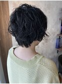 ショートふんわりパーマ