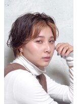 クシュ 所沢西口プロぺ通り(kusyu... )&nbsp;ペールベージュセクションカラーグラデーションカラー外ハネボブ