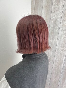 シエル 立川店(CIEL) 【CIEL×久光】ペールピンク×外はねボブ