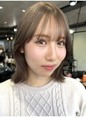 ミルクティーベージュダブルカラーインナーカラーケアブリーチ