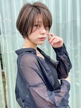 バンプ ギンザ(BUMP GINZA) 《30.40.50代》前下がりショートボブ×透明感カラー【湯本】