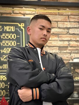 ヒロギンザ 大阪本店(HIRO GINZA) クロップスタイル【梅田/フェード/バーバー】