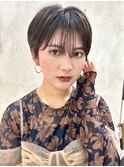 ショート/ボブ/レイヤーカット/グレーベージュ/髪質改善[池袋]