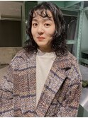 たっぷりのレイヤーとパーマ