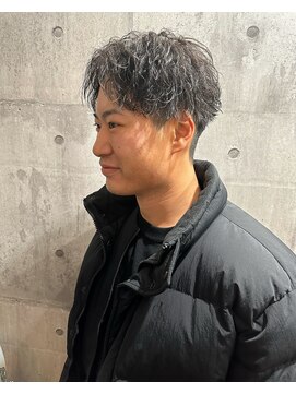 メンズアンダーバーホワイト 南海難波店(Men's _WHITE) センター分けツイスパ