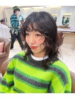 ネオリーブアイム 横浜西口店(Neolive aim)&nbsp;ウルフパーマくせ毛風ウェーブヘアパーマ♪ 【横浜】