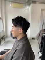 メンズカット バイ ソイクフ(メンズカット by SOY-KUFU)&nbsp;MEN’SHAIRアッシュブラック刈り上げマッシュ
