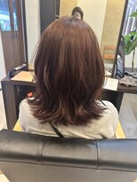クレドヘアー(CRED HAIR) オレンジブラウンピンクブラウンカラー◇くびれヘア