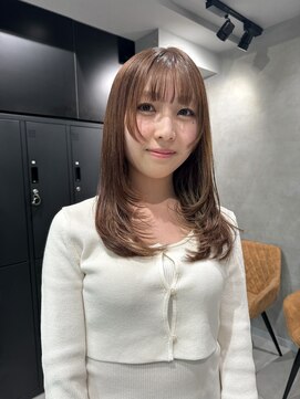 シャルムバイケンジ(Charm.by KENJE) 【 小顔/骨格補正 】姫カット風レイヤーカット/顔まわりレイヤー