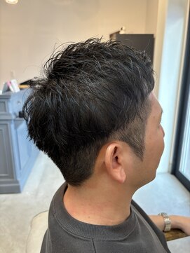 カルムヘアー(Calme hair) アップバンクスタイル