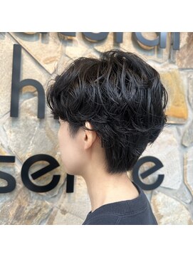 ナチュラルハイセンス 本店(natural high sense) ショート×ニュアンスパーマ◇町屋/似合わせカット