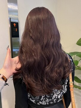 ラックスビー サファリ 阿倍野ルシアス店(LUXBE SAFARI) 春におすすめ♪ブリーチなしダブルカラーチェリーレッド