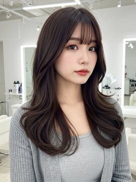 エル 新小岩(elu) 美髪/ワイドバング/レイヤーカット/くすみベージュ/新小岩駅