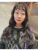 ロングヘアー/パーマ