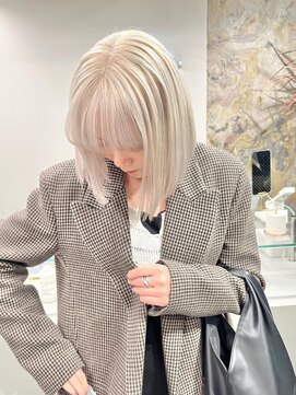 ハコ プラス(HACO+) 【Haco+】Ibuki_ホワイトブロンド_ブリーチ