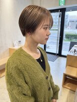 クリアーオブヘアー 本山店(CLEAR of hair)&nbsp;◎綺麗目ショート/サンドベージュ