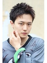 リークフー(Ree cu fuu)&nbsp;スパイキーショートアップツーブロックツイストパーマ