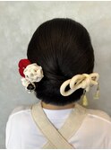 浜松祭り/ヘアセット/シニヨン