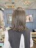 ［新規様限定］カット+透明感カラー+うる艶トリートメント　15390円→13850円