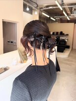 ツキヘア(TUKI hair)&nbsp;ツインアレンジ/お呼ばれ/高松/タイトヘア