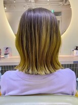 テトラ バイ ネオリーブ 横浜西口店(tetra by neolive)&nbsp;イエローカラー　プレイングカラー　ケアブリーチ　N