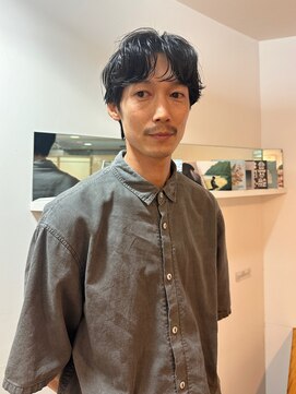 ル サロン LE SALON 前髪パーマしましたメンズミディアム