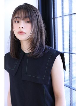 ボヌール 西宮北口(Bonheur) 【西宮北口】顔まわりレイヤーで丸顔カバーできるミディアム