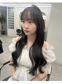 【MISAKI】ショコラグレージュ/レイヤーカット/サイドバング
