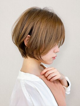 メゾンe.m.a(MAISON e.m.a) 美人見え◎髪質改善!ハンサムショートボブ秋カラーグレージュ秋