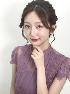 ステラ(Stella) 結婚式ヘアお呼ばれ編。リボンまとめ髪VOL2.0