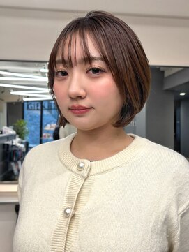 ジアン テラス(GIEN TERRASSE) ボブレイヤー/ミニボブレイヤー/韓国ボブ/モカブラウン@重里