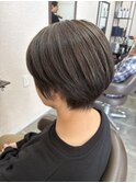 黒髪/クラゲヘアー/オリーブグレー/小顔/ココアベージュ/鎌取