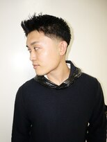 メリケンバーバーショップ トーキョー(MERICAN BARBERSHOP TYO)&nbsp;メンズカットバーバースタイルスパイキーショートフェードボウズ