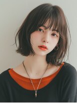 レア 新越谷(LEA)&nbsp;イメチェン　外ハネ　ボブ　美髪　ワイドバング　ブルーブラック