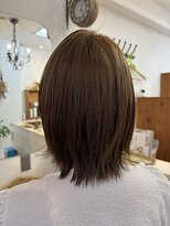 アミュレ ヘア サロン(Amule hair salon)&nbsp;ブリーチなしのダブルカラーオリーブベージュ2026透明感カラー
