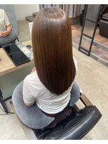ボルジェ(Bolge) レイヤー縮毛矯正で髪質改善