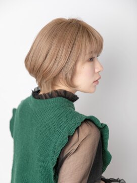 アフロディーテ 銀座(APHRODITE GINZA) 前髪/マチルダボブ/ピンクベージュ/インナーグレージュ/銀座