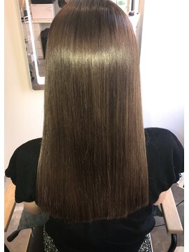 アールサロンプラスキャスパ 自由が丘(Rrsalon+CASPA) 【髪質改善】ミルキーアクアミネコラ＋silica＋高濃度水素カラー