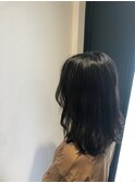 夏のゆるふわロングボブスタイル イメチェン