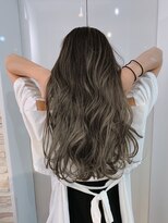 ジュリアンマーラ(Julien Mara) バレイヤージュカラー/ダブルカラー/ブリーチ/ウェーブロング/秋