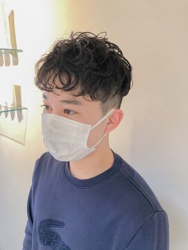 コマド(Comado) 【men's】パーマ×ツーブロック