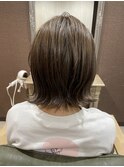 《ブリーチあり　アッシュブラウン》