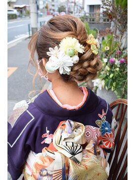 ベル(BELL) 成人式に♪華やかなアップスタイル【BELL用賀/桜新町】