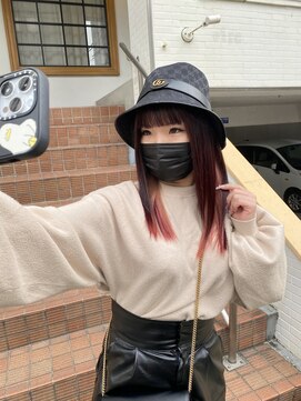 コミレ(COMILE) インナーミルクティー→レッド