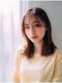 前髪なし大人ひし形ボブ[西千葉/西千葉駅]