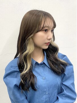 ココ 本八幡(KOKO) M黒髪小顔ヘアオリーブグレー艶髪クラゲヘアーココアベージュ